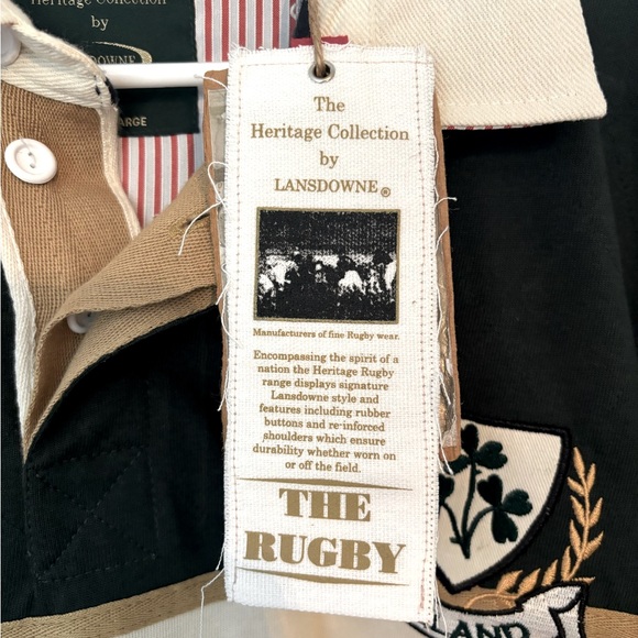 Lansdowne Heritage Collection Rugby Shirt from Ireland size XL NWT St PATTY's - Picture 10 of 16